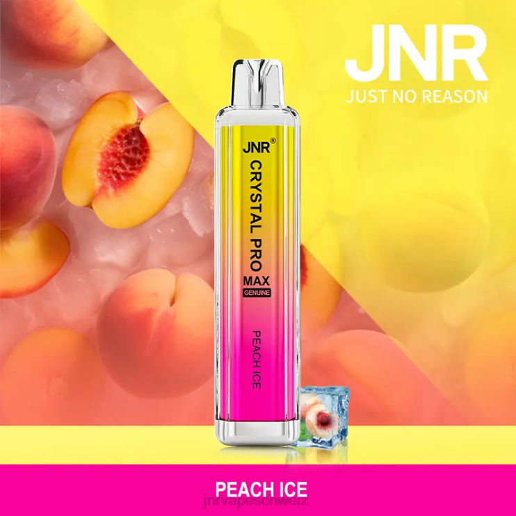 JNR Crystal Promax Pfirsicheis BT0TV319 - JNR vapes website