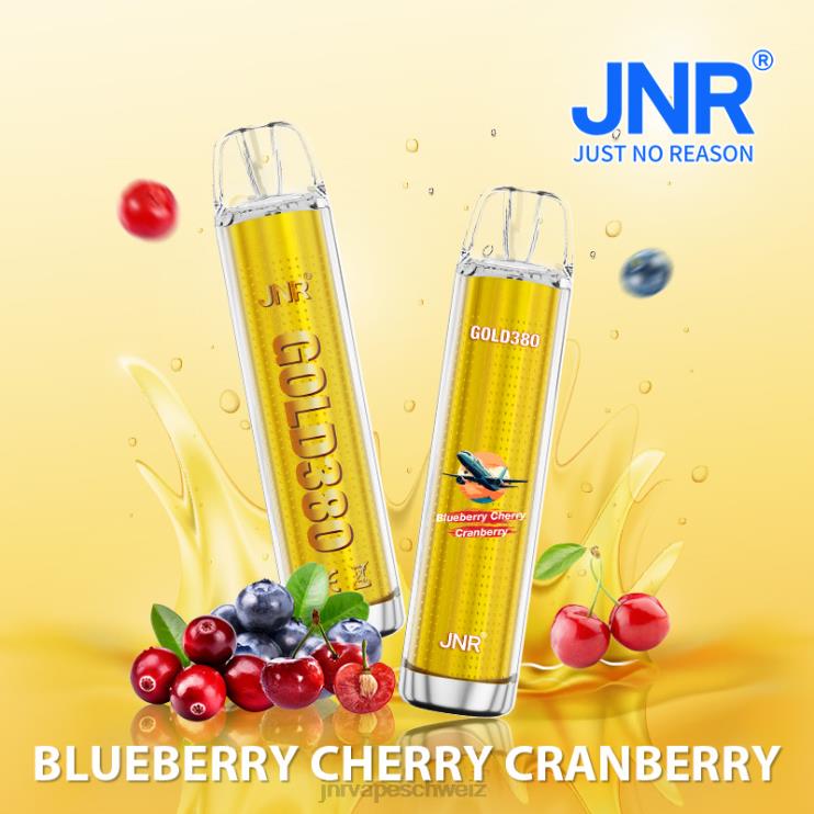 jnr gold380 Heidelbeere, Kirsche, Cranberry BT0TV43 - JNR vape price