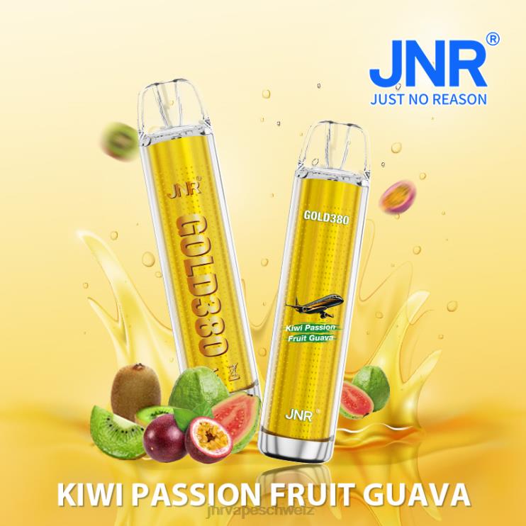 jnr gold380 Kiwi, Passionsfrucht, Guave BT0TV48 - JNR vape flavours
