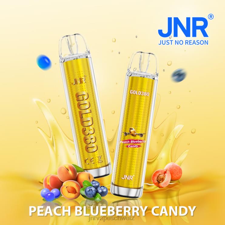 jnr gold380 Pfirsich-Blaubeer-Bonbons BT0TV42 - JNR vape shop