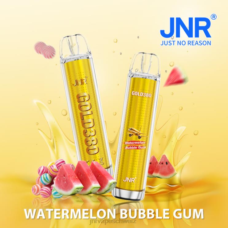 jnr gold380 Wassermelonen-Kaugummi BT0TV53 - JNR vape review