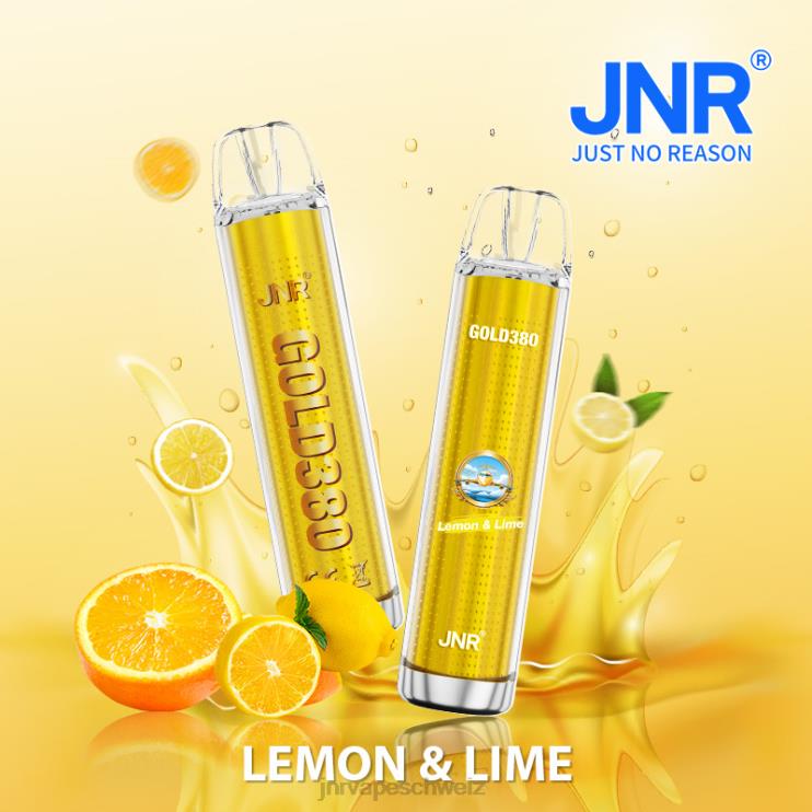 jnr gold380 Zitrone und Limette BT0TV38 - JNR vape Schweiz